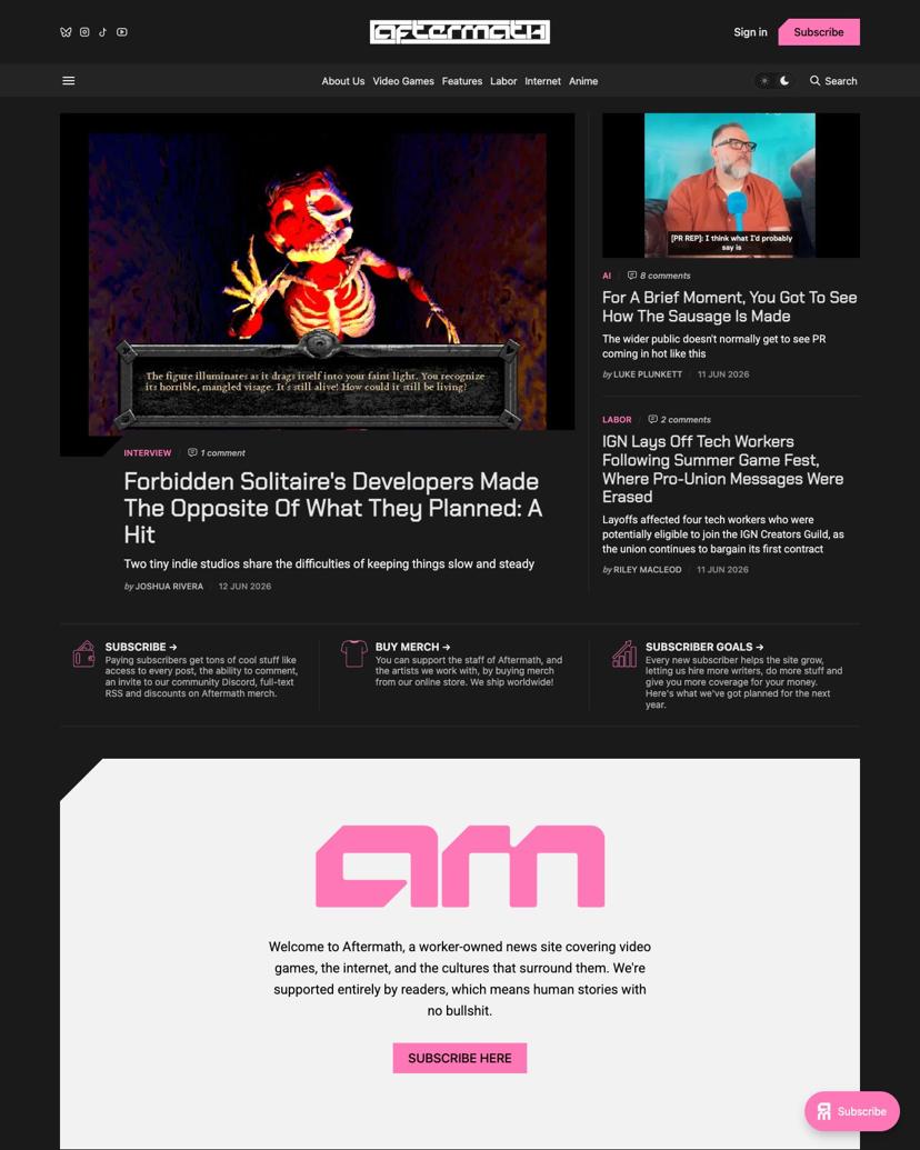 Aftermath - Gazet Theme